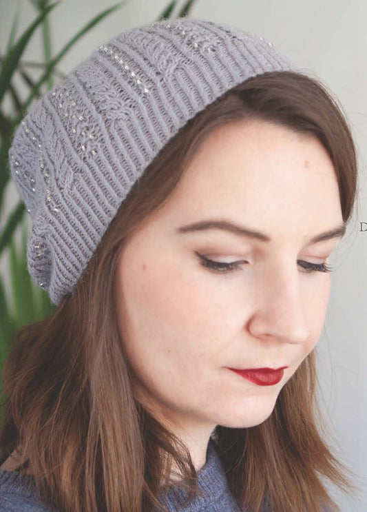Beaded Slouch Beanie by Jemima Bicknell