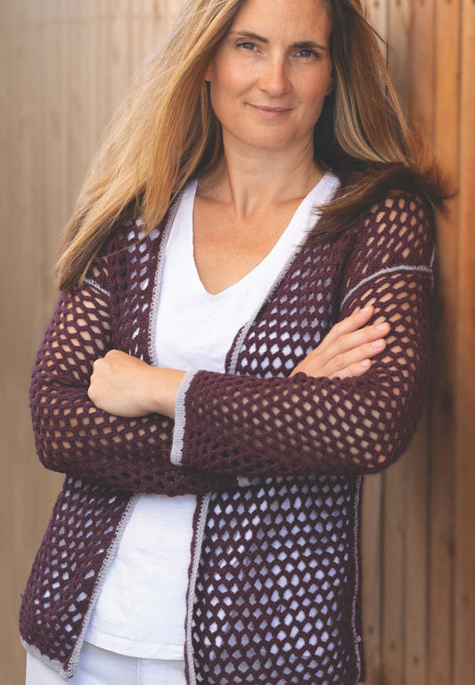 Holy Moly Cardigan by Heather Firby