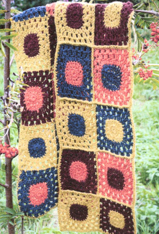 Autumn Dots Scarf by Heather Firby