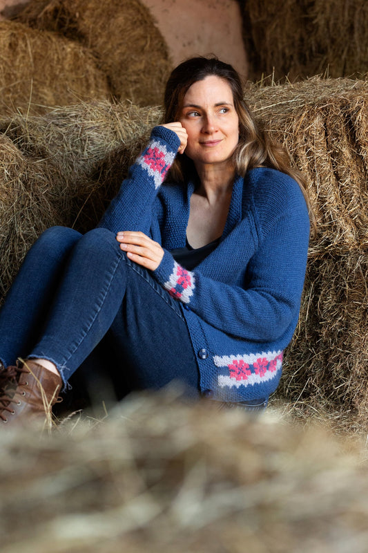 image of Floral Dance Cardigan by Monica Russel