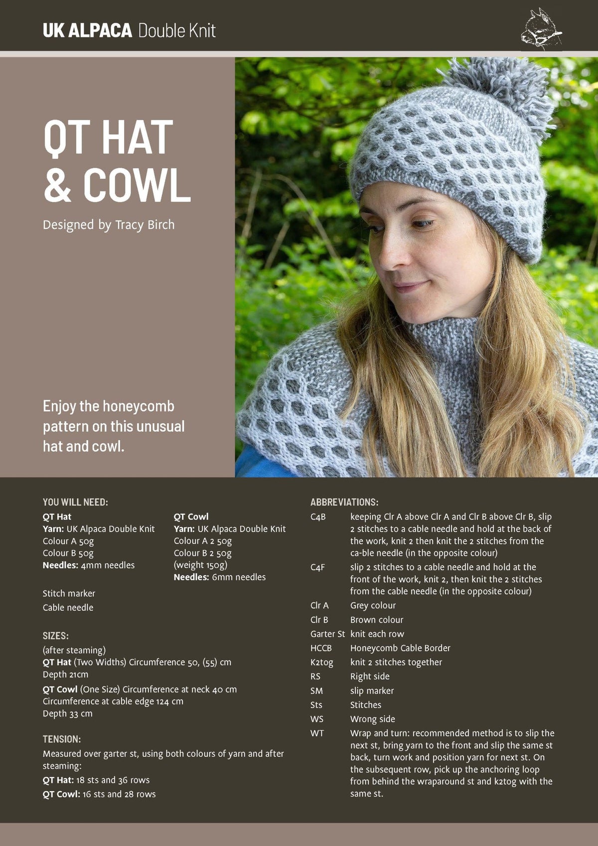 image of QT Hat & Cowl by Tracy Birch