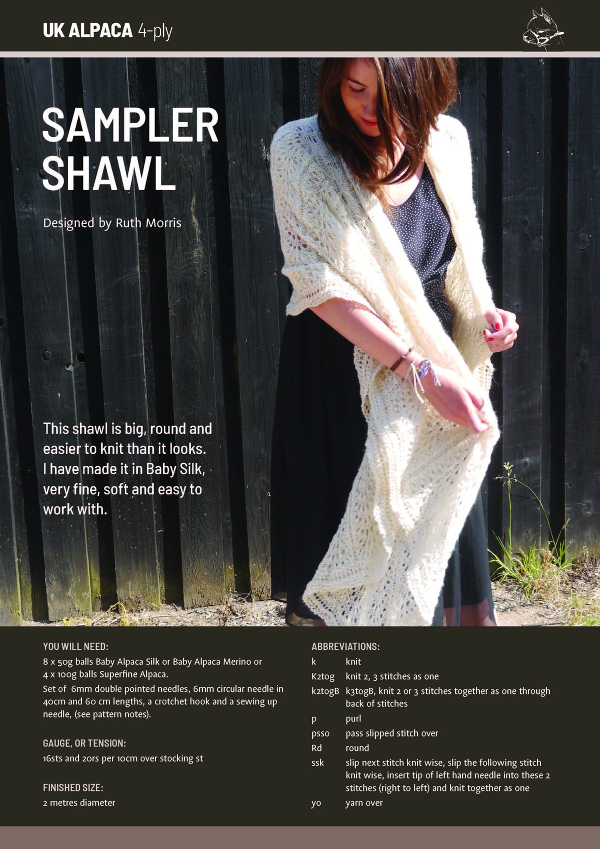 image of Sampler Shawl by Ruth Morris