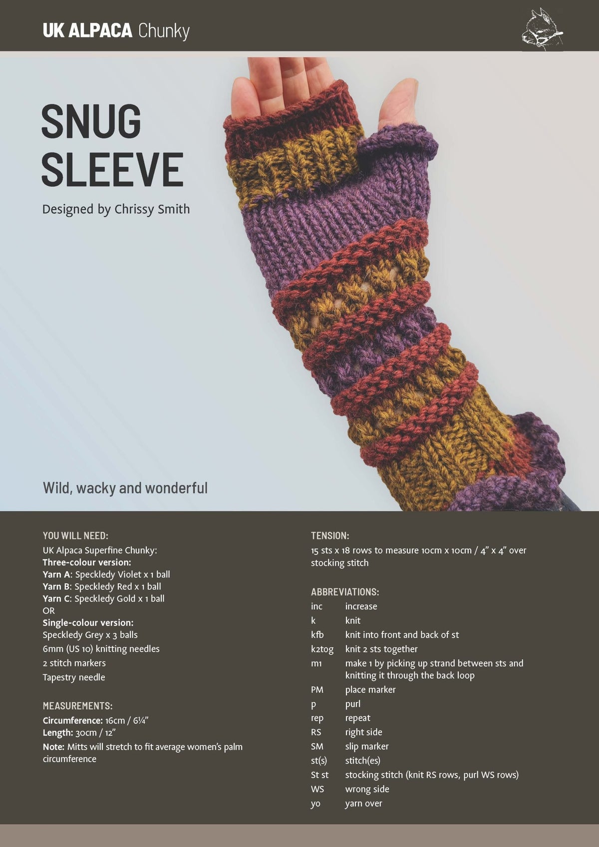 image of Snug Sleeve & Glove by Chrissy Smith