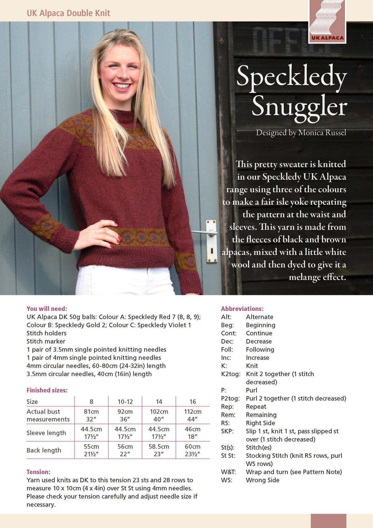 image of Speckledy Snuggler by Monica Russel