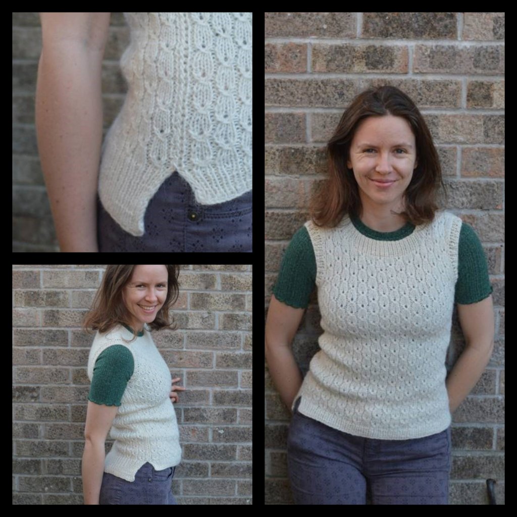 image of Simple Mock Cable Tank Top