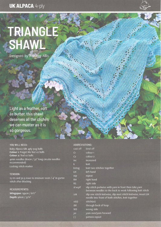 Triangle Shawl by Anniken Allis