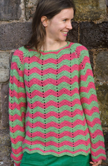 Zig Zag Jumper by Heather Firby