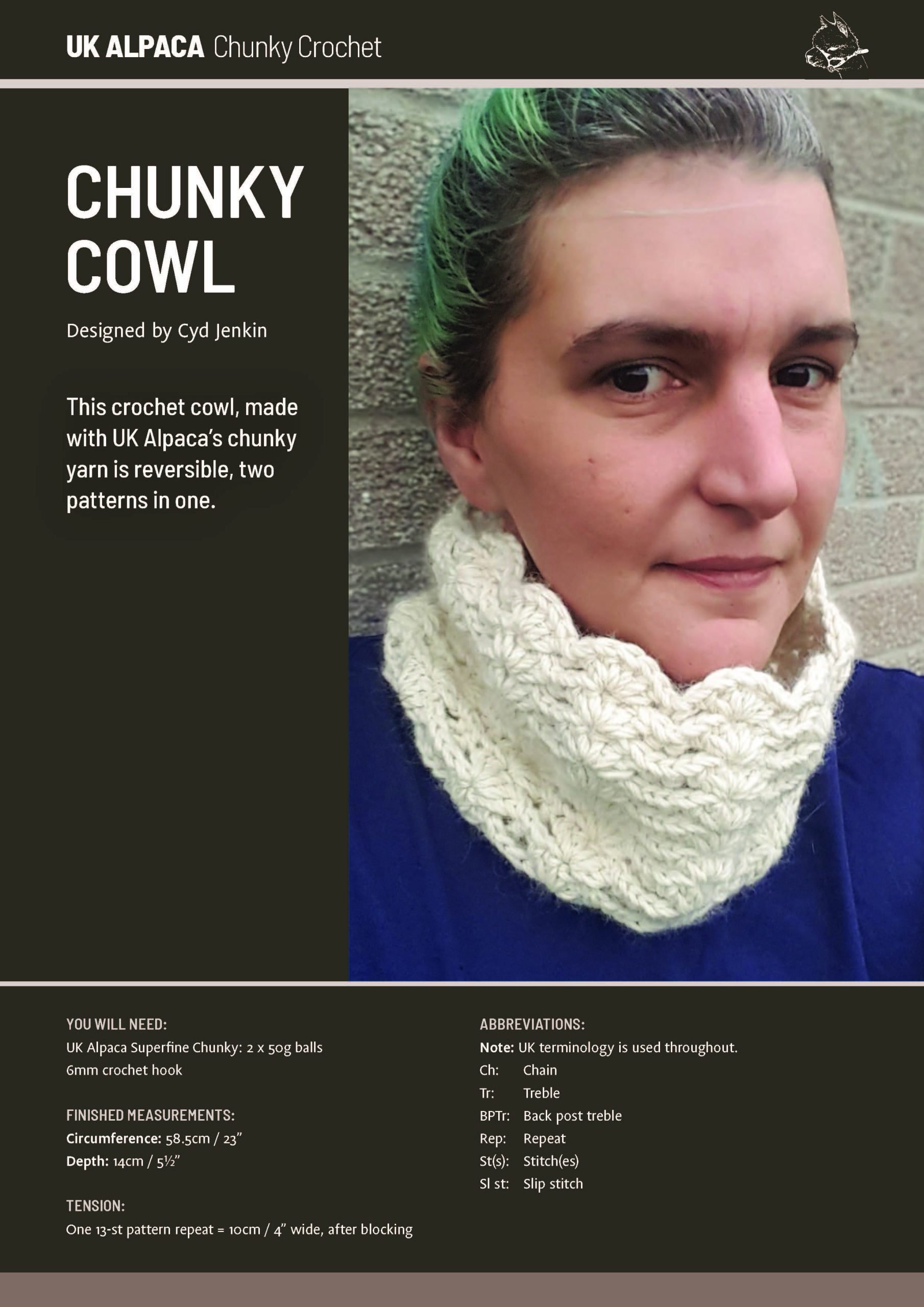 Chunky Cowl by Cyd Jenkin