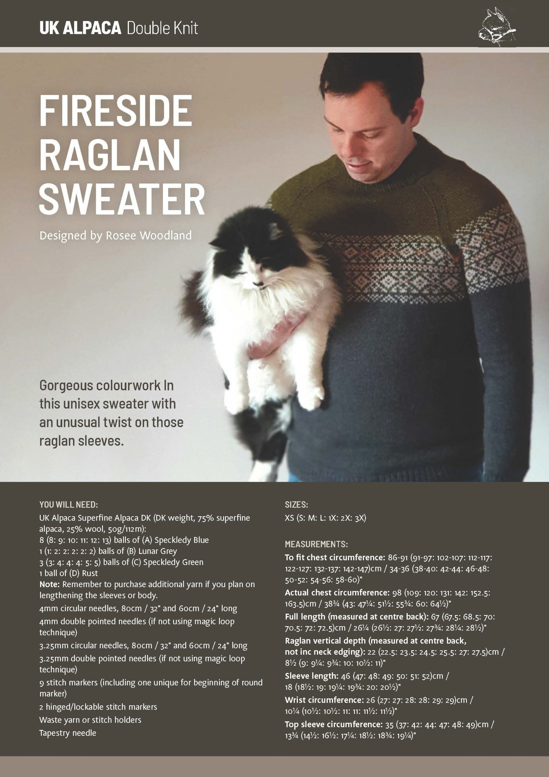 Fireside Raglan Sweater by Rosee Woodland