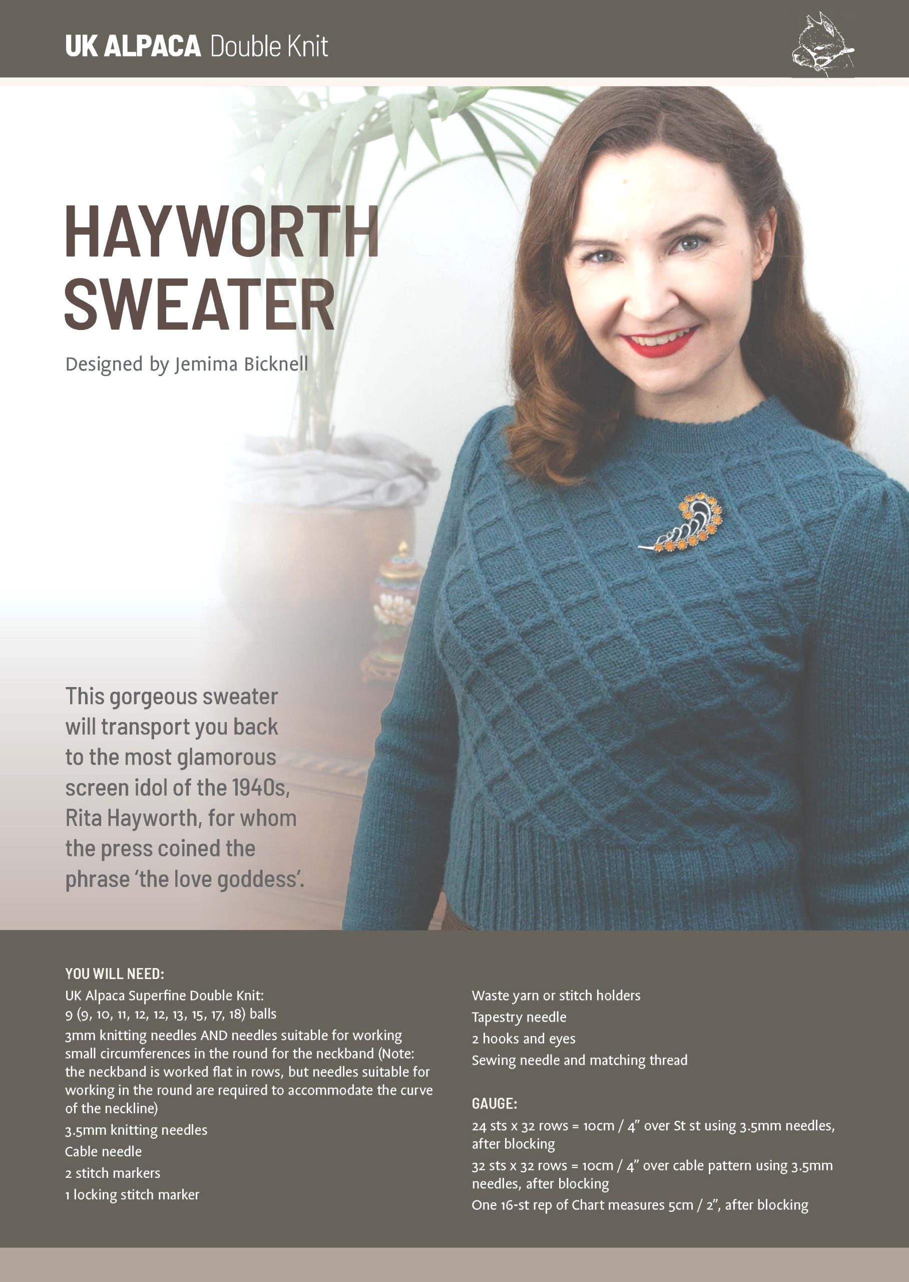 Hayworth Sweater by Jemima Bicknell
