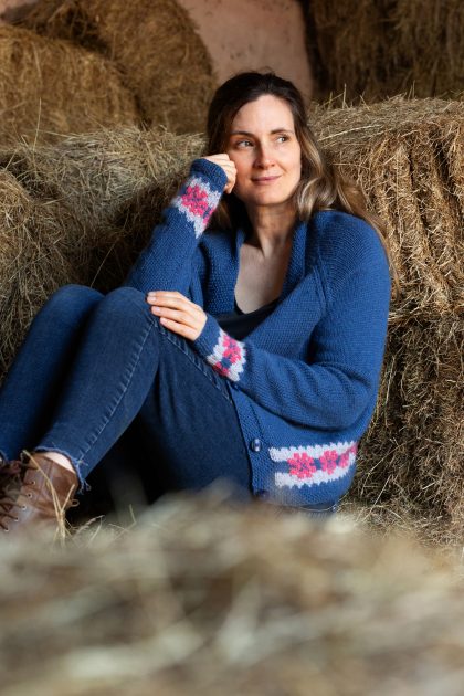 Floral Dance Cardigan by Monica Russel