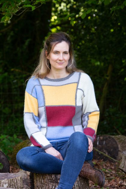 Homage To Mondrian Sweater by Monica Russel