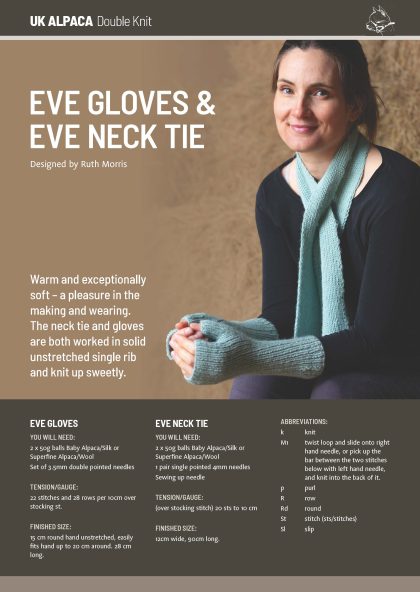 Eve Glove & Neck Tie Set by Ruth Morris