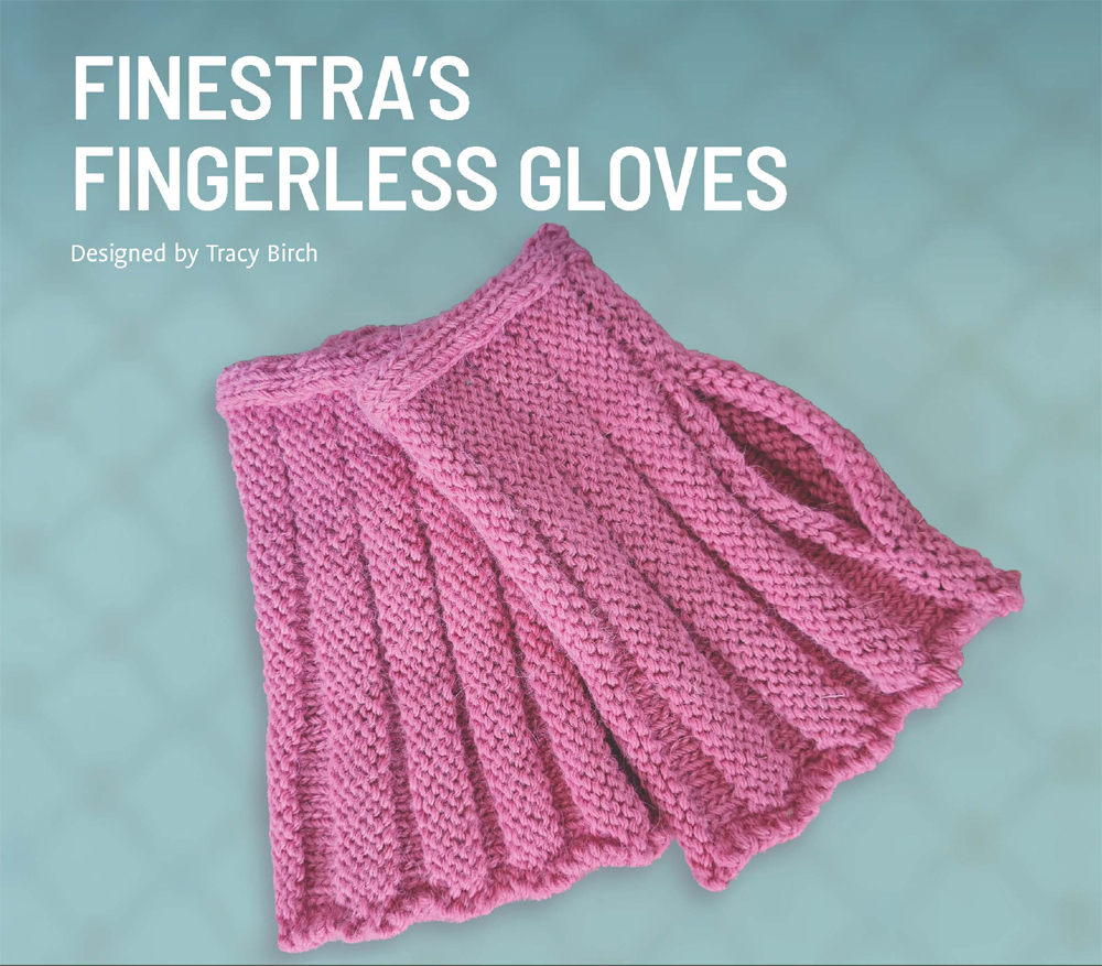 Finestra's Fingerless Gloves by Tracy Birch