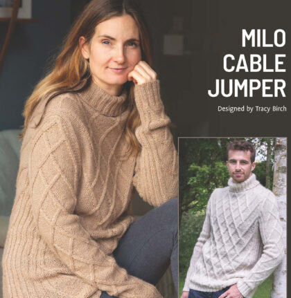 Milo Cable Jumper by Tracy Birch