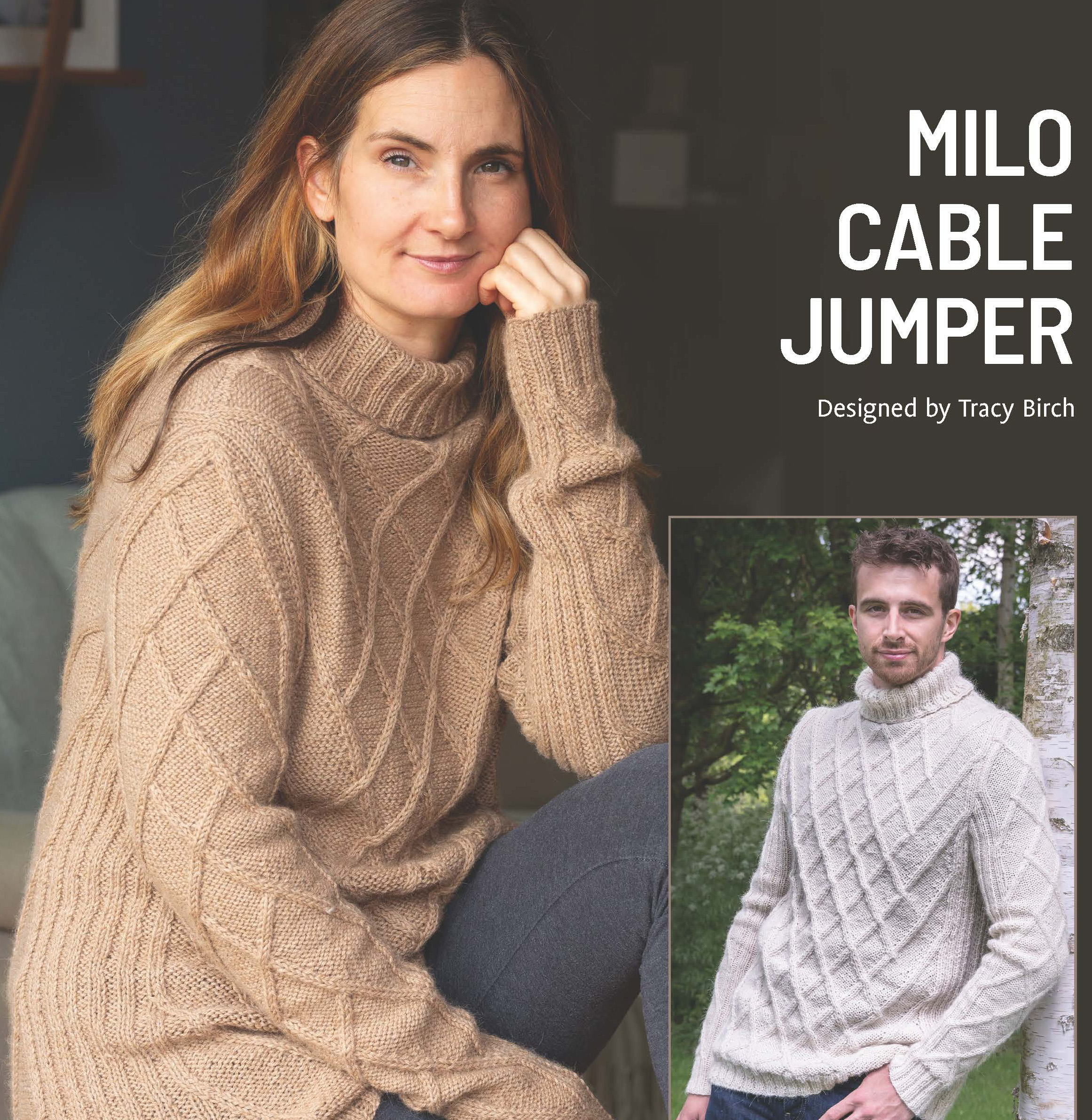 Milo Cable Jumper by Tracy Birch