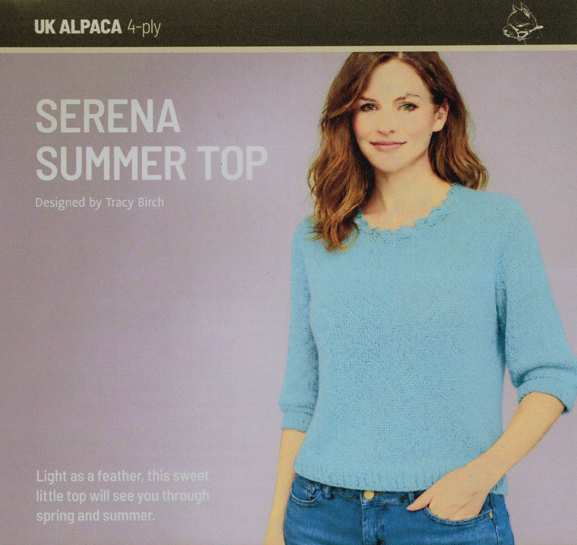 Serena Summer Top by Tracy Birch