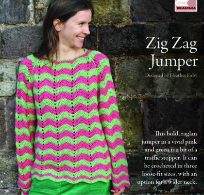 Zig Zag Jumper Crochet Kit NL Offer